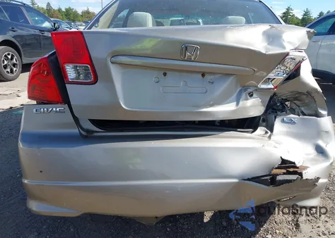 2004 Honda Civic Lx из США, поврежденный, VIN 2HGES16504H504561